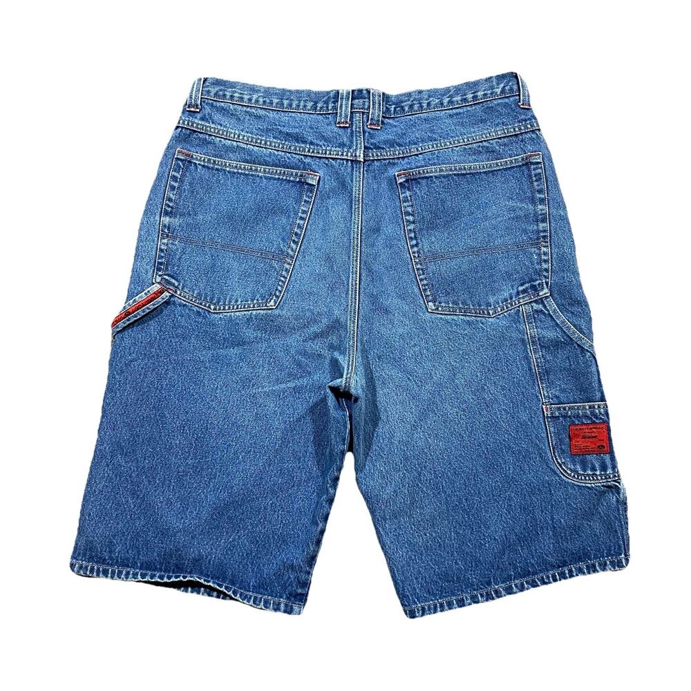 Northpeak Denim Work Shorts 36x13 Blue Carpenter Utility Y2K